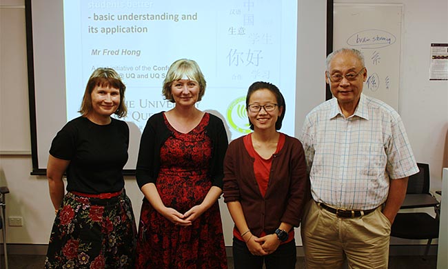 UQ staff delivering cultural training