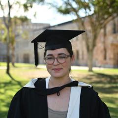 PPE (Hons) 2020 graduate Greer Clarke