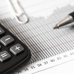 Pen and calculator